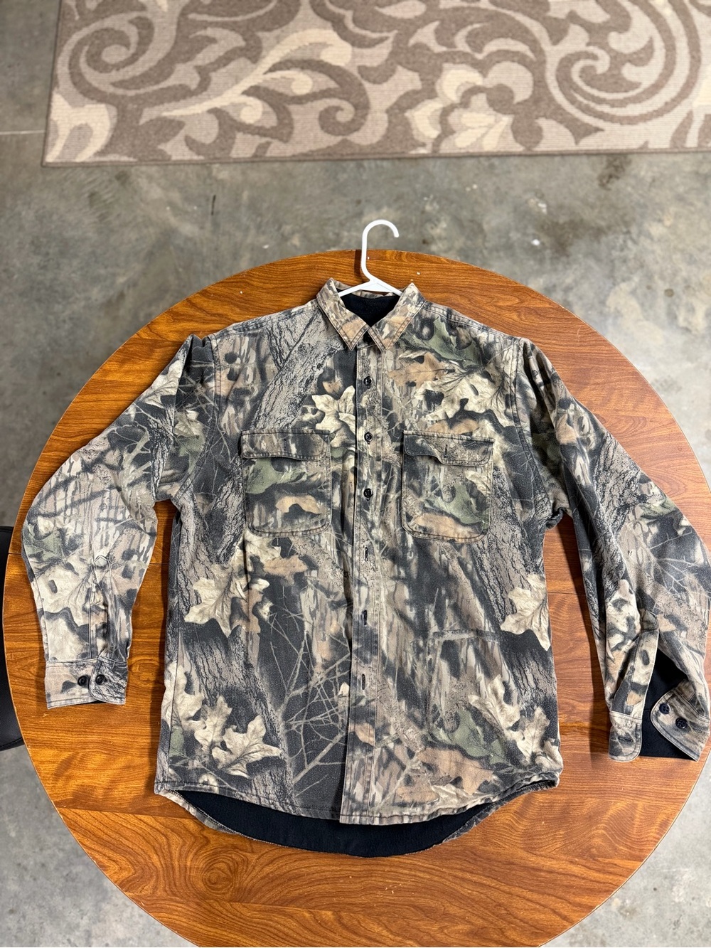 Cabela’s Camouflage Button-Up Shirt - Brown Green Camo